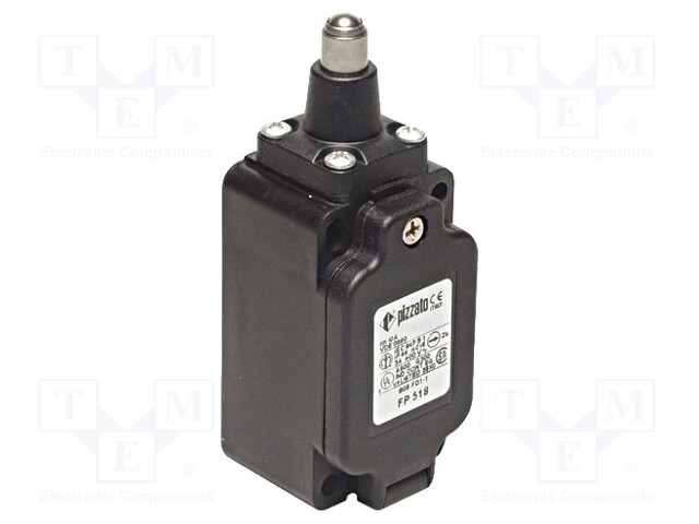 Limit switch; stainless steel sphere Ø8mm; NO + NC; 10A; PG13,5