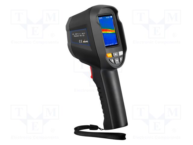 Spot thermal camera; LCD TFT 2,8"; 320x240; -20÷450°C; ε: 0,01÷1