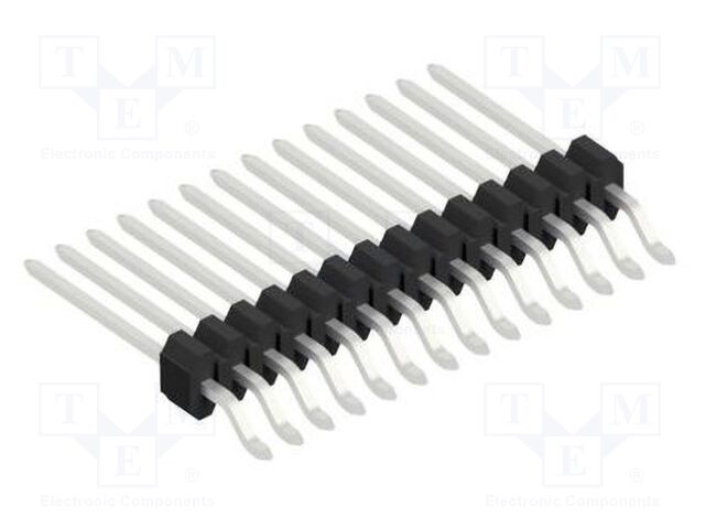 Connector: pin strips; pin header; male; PIN: 14; 1.27mm; SMT; 1x14