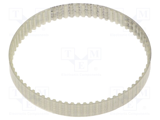 Timing belt; T2.5; W: 8mm; H: 1.3mm; Lw: 177.5mm; Tooth height: 0.7mm