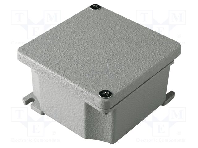 Enclosure: junction box; X: 101mm; Y: 101mm; Z: 58mm; wall mount