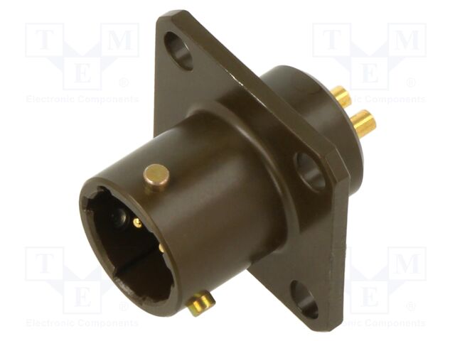 Connector: circular; MIL-C-26482, Series 1,PT; socket; male; 7.5A