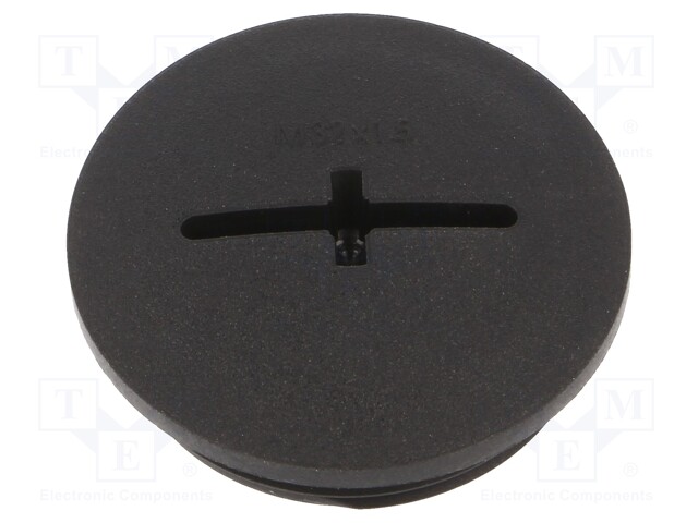Stopper; M32; 1.5; IP56; Mat: polyamide; Body: black; Thread: metric