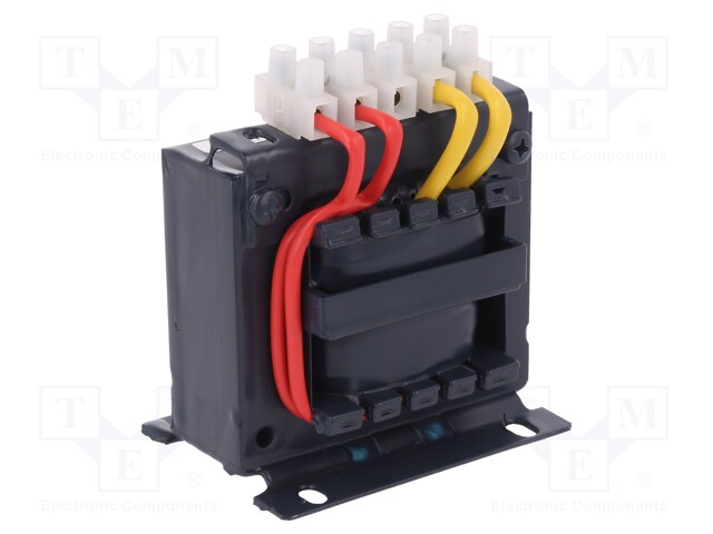 Transformer: mains; 63VA; 400VAC; 24V; Leads: terminal block; 1.2kg