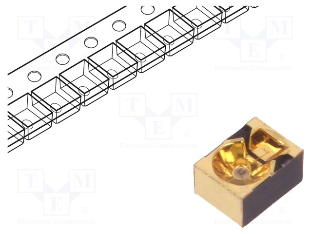 IR transmitter; 940nm; transparent; 80mW; 15°; SMD; 100mA; 1.5÷1.8V