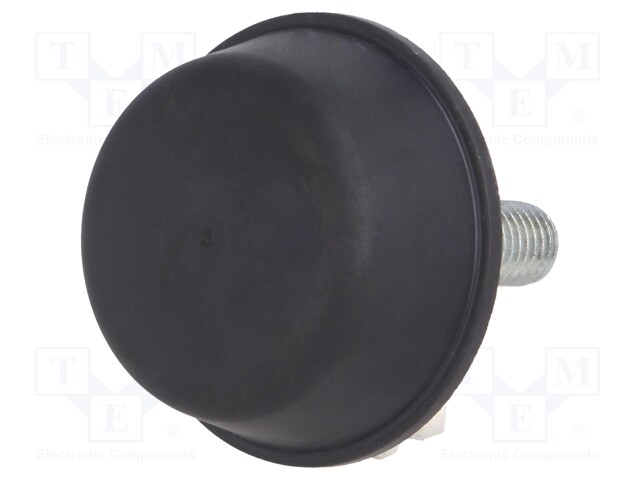 Vibroisolation foot; Ø: 50mm; Shore hardness: 55±5; 2.31kN; L: 20mm