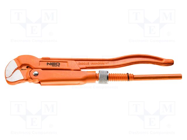 Wrench; adjustable; 1"; Max jaw capacity: 40mm; for pipe gripping