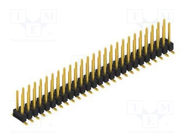 Connector: pin strips; pin header; male; PIN: 52; 2.54mm; SMT; 2x26