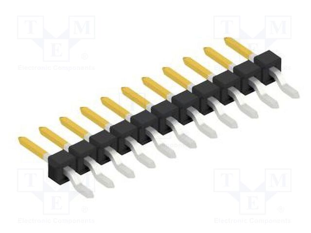 Connector: pin strips; pin header; male; PIN: 11; 2.54mm; SMT; 1x11