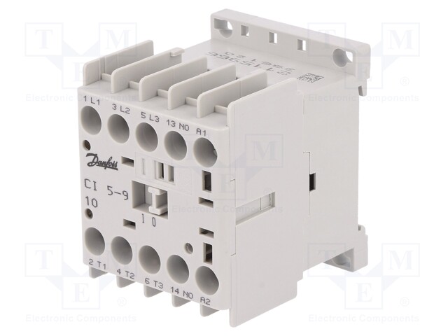 Contactor: 3-pole; NO x3; Auxiliary contacts: NO; 24VDC; 8.5A; CI 5