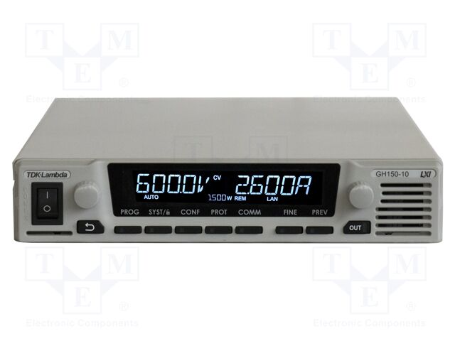 Laboratory power supply: programmable; single-channel; 0÷40VDC