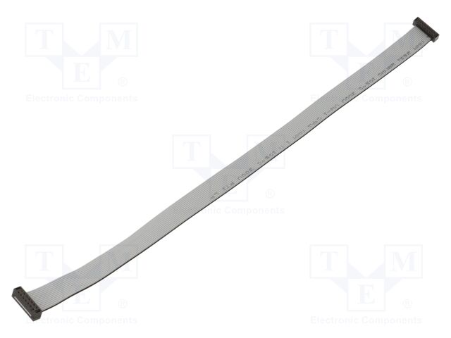 Ribbon cable with IDC connectors; IDC,both sides; Tape ph: 1mm