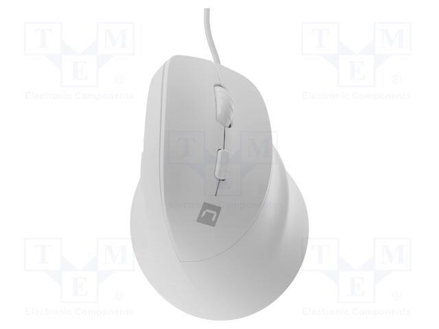 Mouse; CRAKE 2 PRO; white; USB A; optical,wired; 1.5m