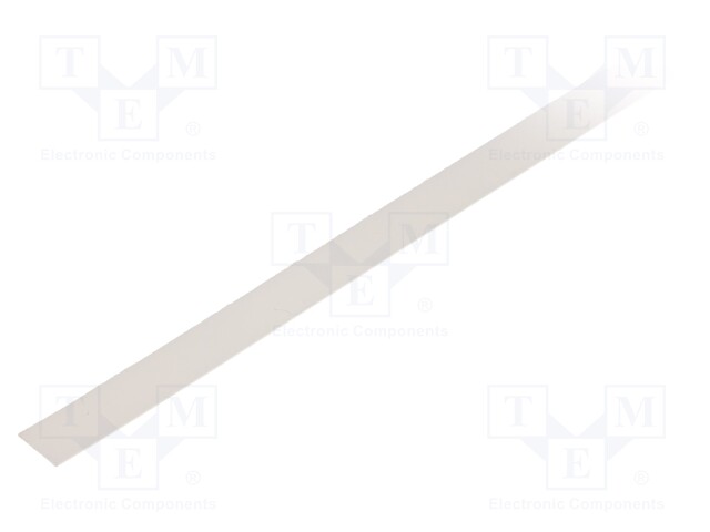 Cover for LED profiles; white; 1m; V: A; slide