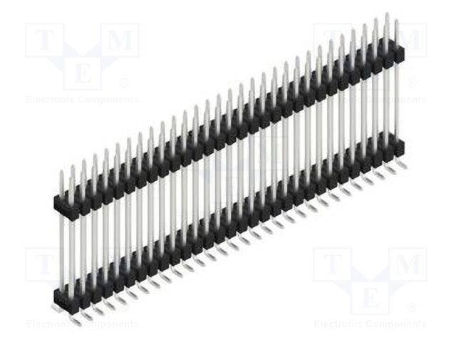 Connector: pin strips; pin header; male; PIN: 60; 2.54mm; SMT; 2x30