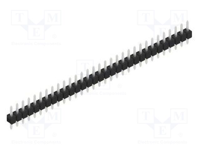 Connector: pin strips; pin header; male; PIN: 31; 2.54mm; THT; 1x31