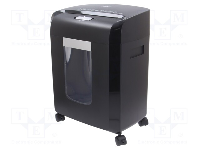 Shredder; Cut: cross out; Protection: P-4; 13l; 439x324x229mm