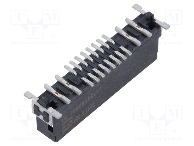 Connector: PCB to PCB; Series: har-flex Hybrid; -55÷125°C; SMT