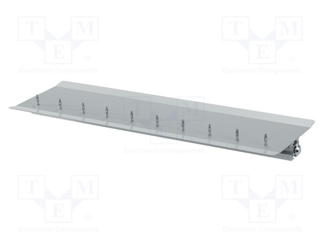 Shelf for measurement accessories; Mat: steel; 520x169mm