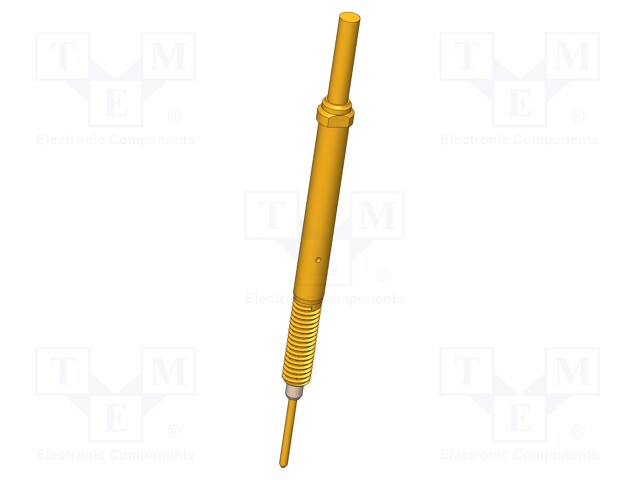Test needle; Maksimum spring compression: 5.2mm; 3A; Ø: 1.8mm