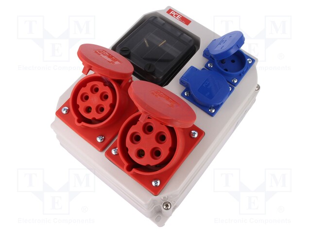 Electric switchboard; Mounting: wall mount; No.of mod: 4; IP54