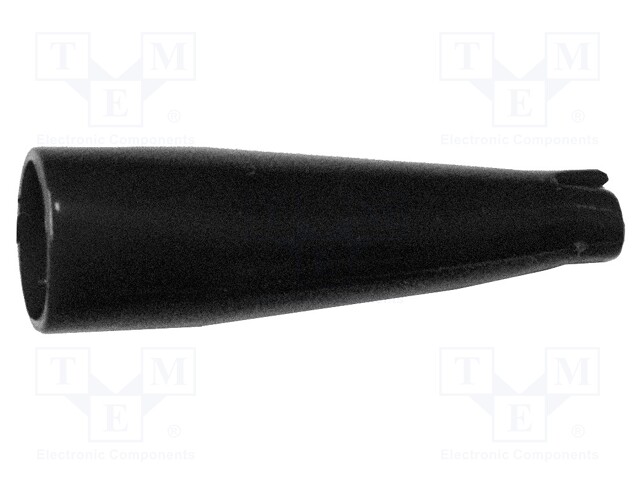 Insulator; 3kV; black; Mat: PVC; Application: BU-30; 30mm