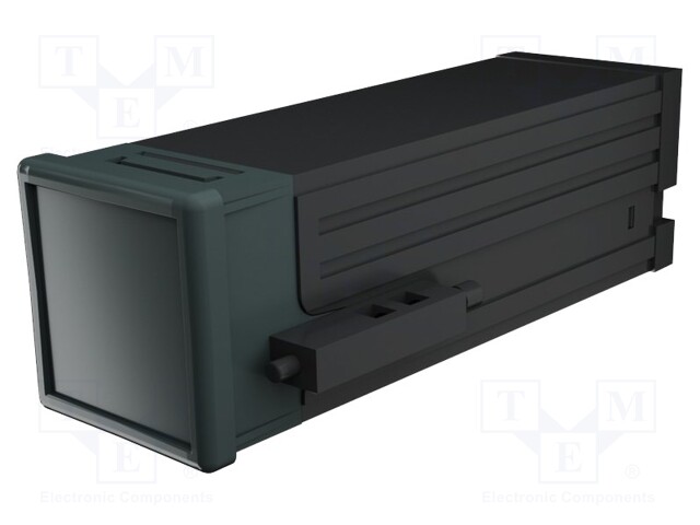 Enclosure: panel; X: 48mm; Y: 48mm; Z: 124mm; ABS + PC,PPO; black