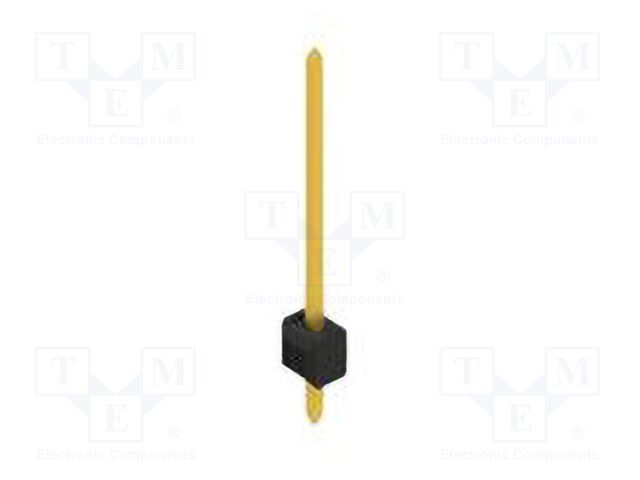 Connector: pin strips; pin header; male; PIN: 1; 2.54mm; THT; 1x1