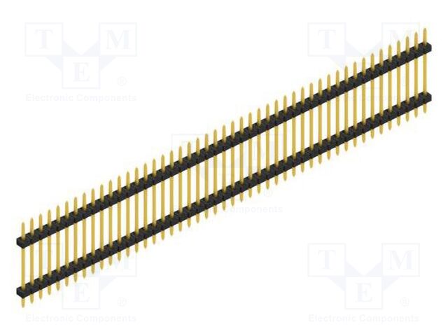 Connector: pin strips; pin header; male; PIN: 47; 2mm; THT; 1x47