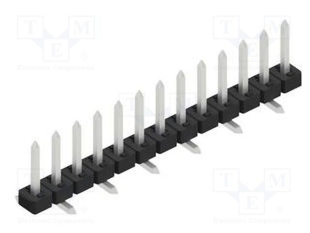 Connector: pin strips; pin header; male; PIN: 13; 2mm; SMT; 1x13