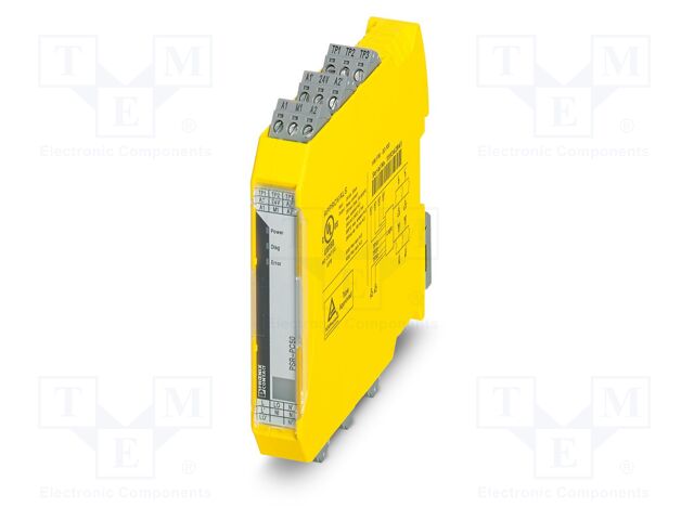 Module: safety relay; 24VDC; IN: 3; for DIN rail mounting; IP20