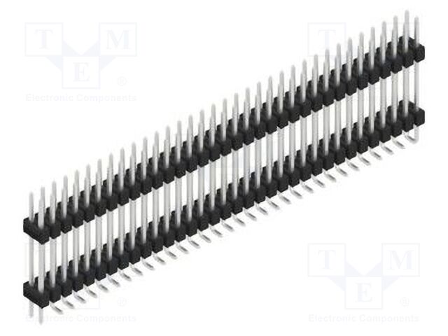 Connector: pin strips; pin header; male; PIN: 68; 2.54mm; SMT; 2x34