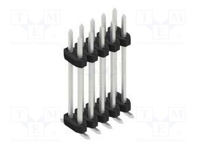 Connector: pin strips; pin header; male; PIN: 10; 2mm; SMT; 2x5; 100V