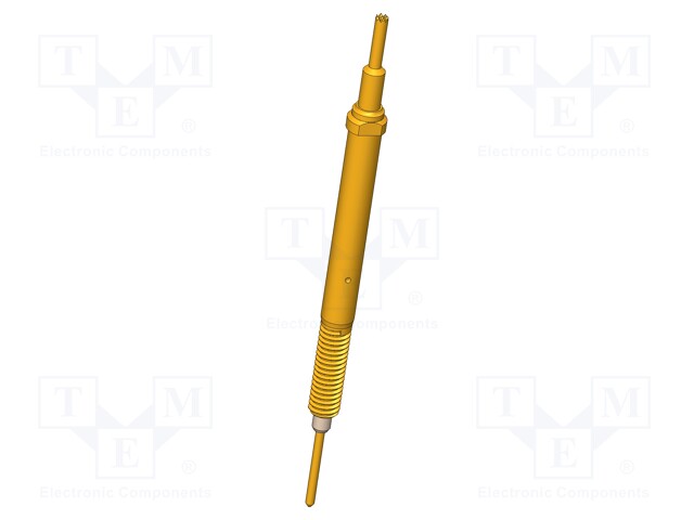 Test needle; Maksimum spring compression: 5.2mm; 3A; Ø: 1mm; 0.7N