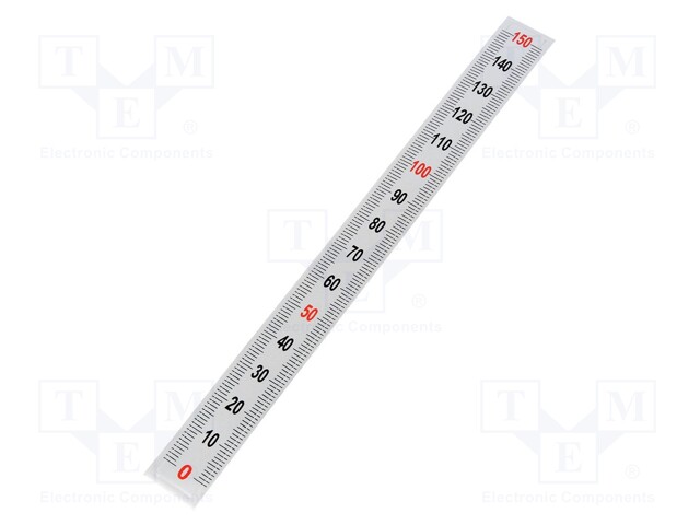 Ruler; figures vertically arranged,self-adhesive; W: 11mm