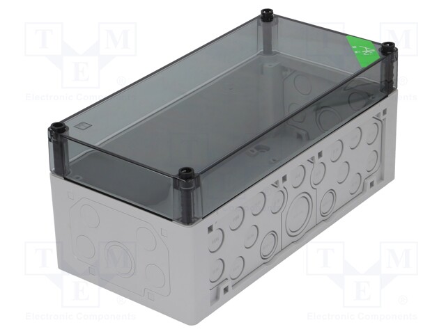 Enclosure: junction box; X: 150mm; Y: 300mm; Z: 132mm; polycarbonate