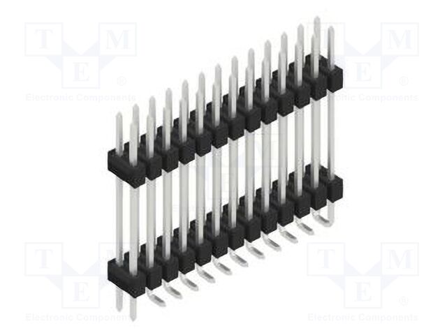 Connector: pin strips; pin header; male; PIN: 26; 2.54mm; SMT; 2x13