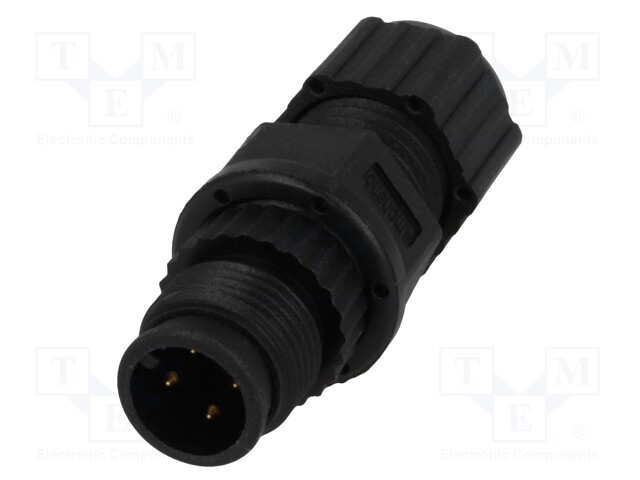 Plug; M12; PIN: 4; male; A code-DeviceNet / CANopen; for cable