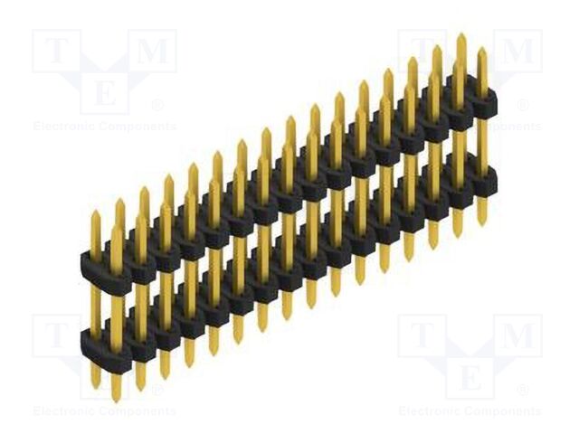 Connector: pin strips; pin header; male; PIN: 32; 2mm; THT; 2x16