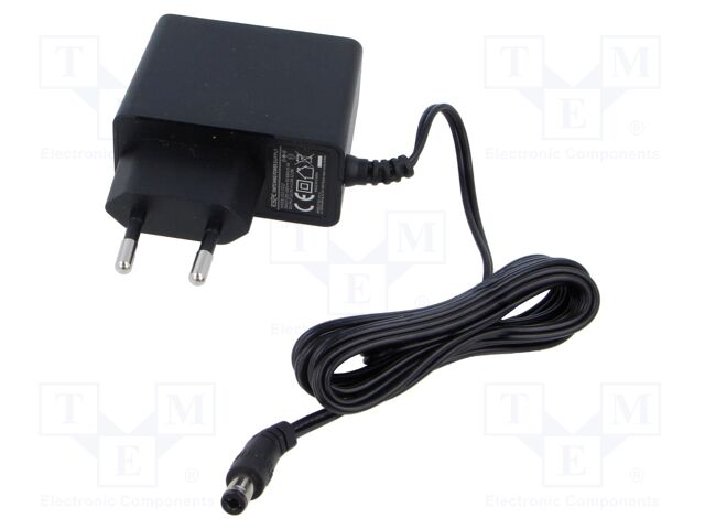 Power supply: switching; mains,plug-in; 12VDC; 1A; 12W; 84%