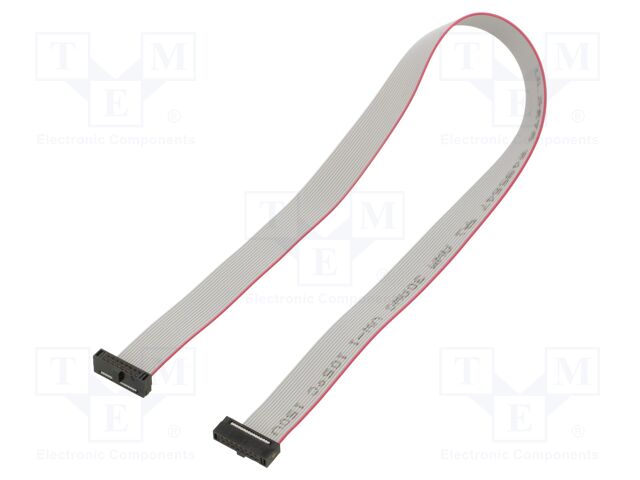 Ribbon cable with IDC connectors; Tape ph: 0.64mm; 304.8mm