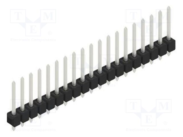 Connector: pin strips; pin header; male; PIN: 19; 2.54mm; THT; 1x19