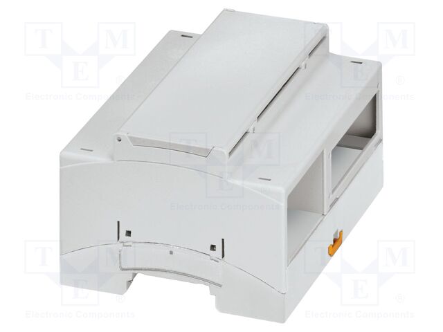 Enclosure: for DIN rail mounting; Y: 89.7mm; X: 107.6mm; Z: 60.7mm