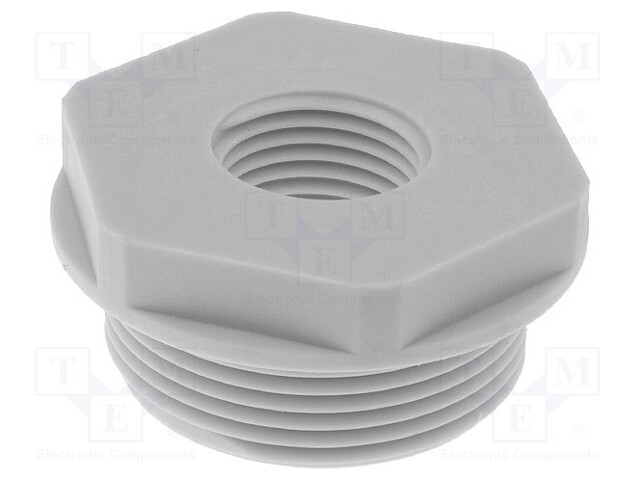 Reduction of threads for glands; Int.thread: M16; polyamide