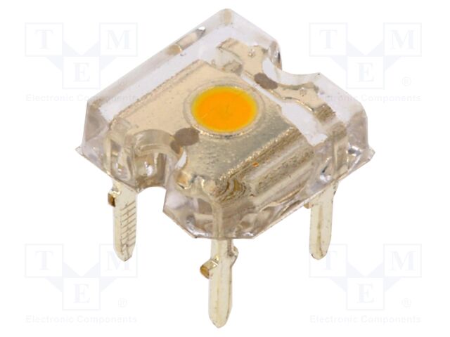 LED Super Flux; white warm; 7.62x7.62mm; 4200÷5800mcd; 180°; 75mA