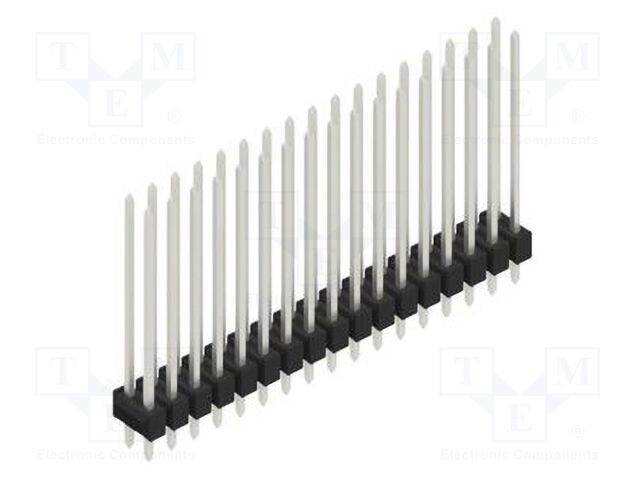 Connector: pin strips; pin header; male; PIN: 34; 2.54mm; THT; 2x17