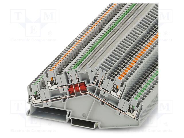 Splice terminal: rail; PA; L: 63.1mm; terminals: 4; W: 5.2mm