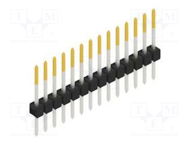 Connector: pin strips; pin header; male; PIN: 14; 2.54mm; THT; 1x14