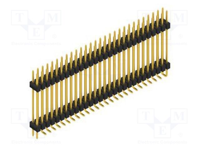 Connector: pin strips; pin header; male; PIN: 56; 2.54mm; SMT; 2x28
