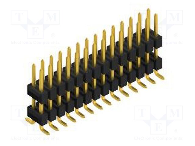 Connector: pin strips; pin header; male; PIN: 28; 2.54mm; SMT; 2x14